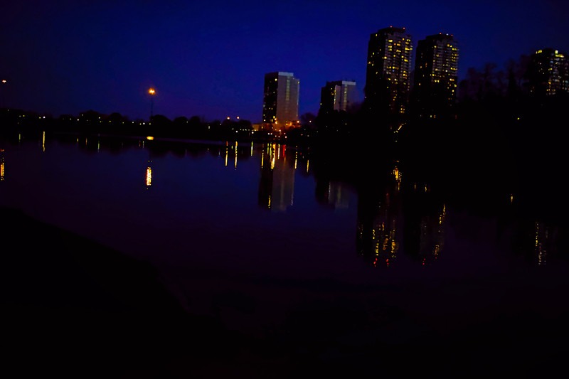 Night by Grenadier Pond at High Park- 02