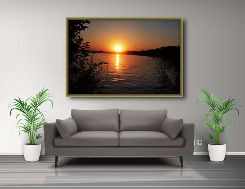 Modern minimalist framing