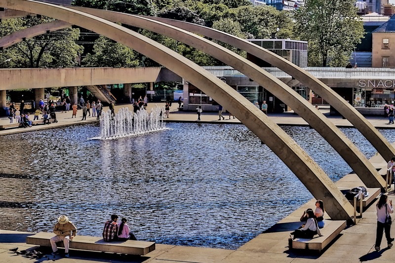 My City through the Arch on a Square- 00